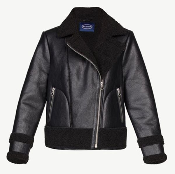 Scoop Sherpa-Lined Moto Jacket Has Only 5-Star Reviews at Walmart | Us ...