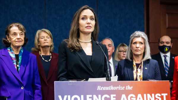 Angelina Jolie Breaks Down Discussing Domestic Violence Legislation Victims
