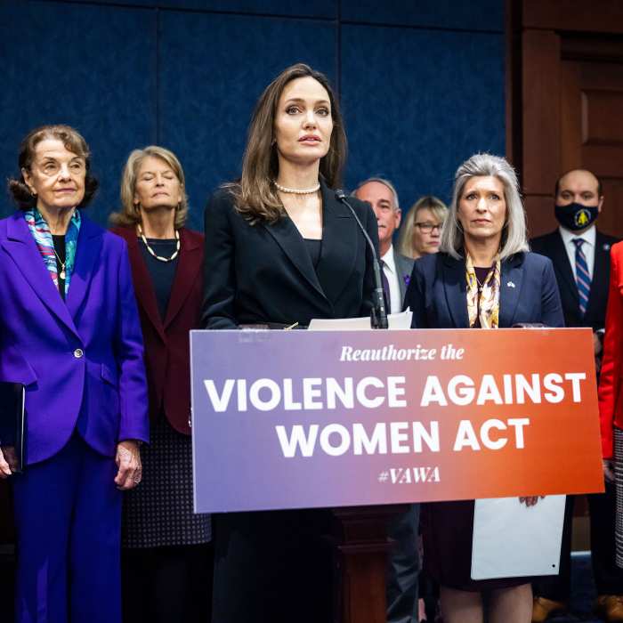 Angelina Jolie Breaks Down Discussing Domestic Violence Legislation Victims