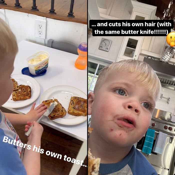 Ant Anstead Denies His and Christina Haack Son Hudson Cut His Hair With a Butter Knife 5