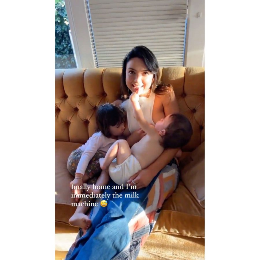 Ashley Graham More Celebrity Moms Tandem Breast Feeding Their Babies Photos Bekah Martinez