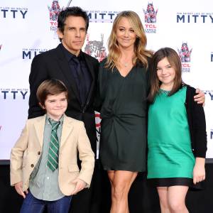 Ben Stiller and Christine Taylor Family Album With Ella and Quinlin 5