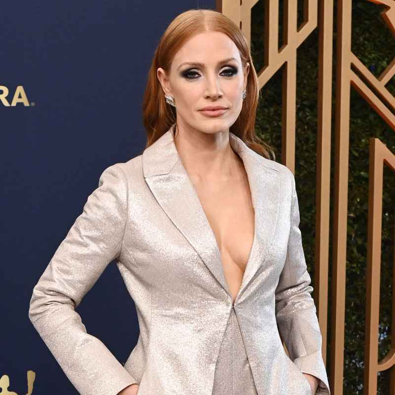 Best Beauty Gallery SAG Awards 2022 Jessica Chastain
