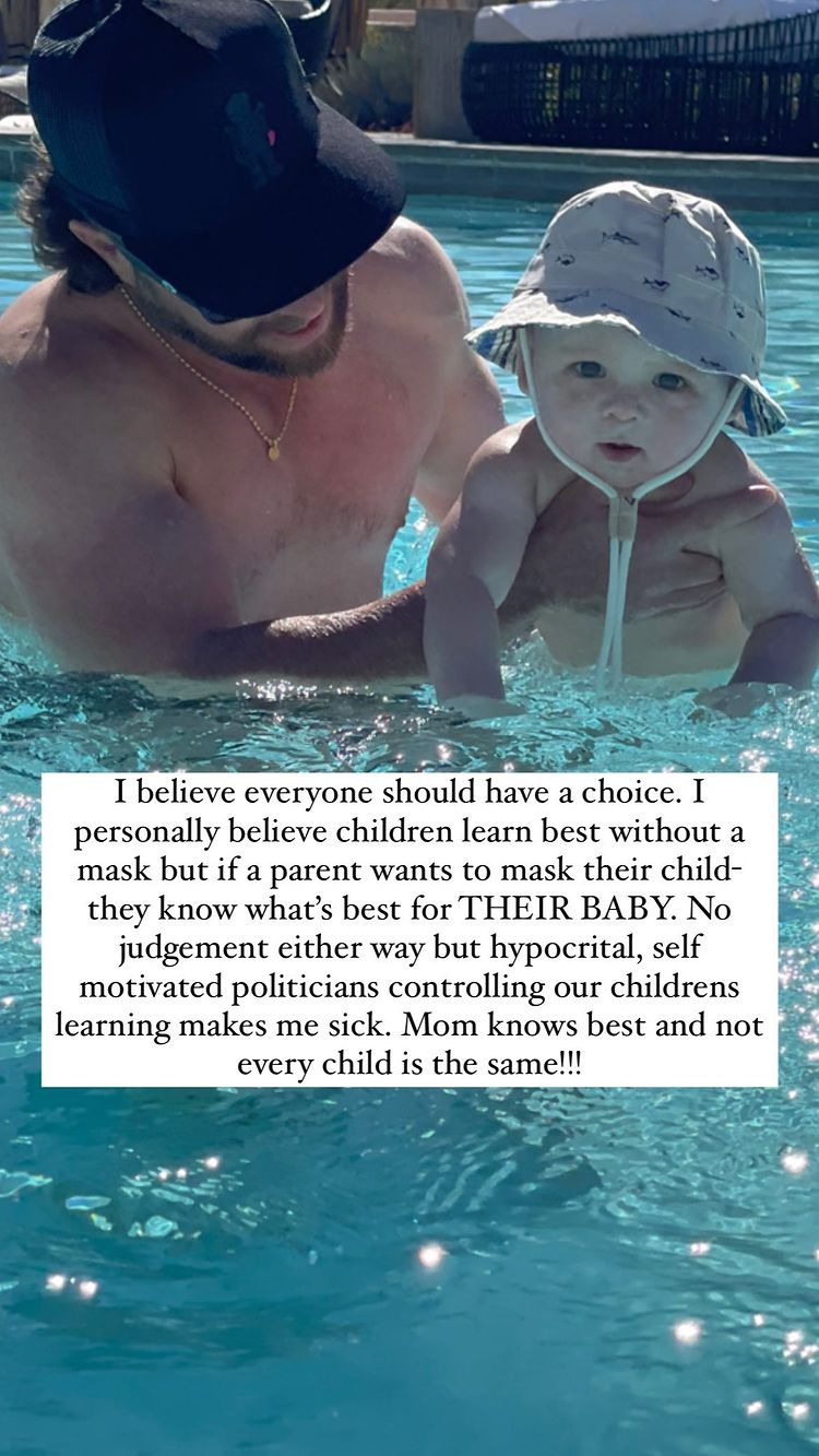 Celebrity Parents Teaching Their Babies to Swim Lauren Bushnell