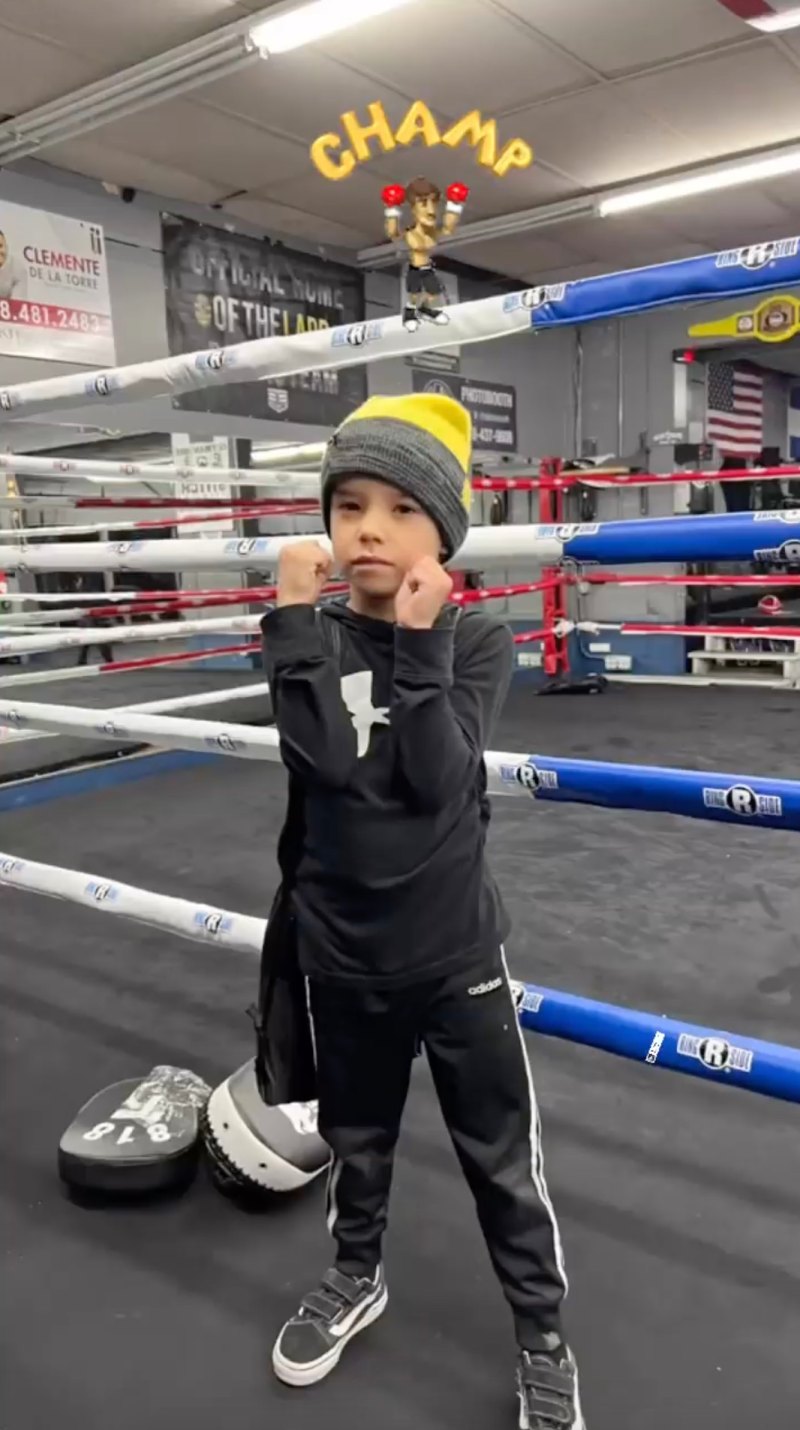 ‘Champ’! Ryan Dorsey Takes Son Josey, 6, to Boxing Lesson