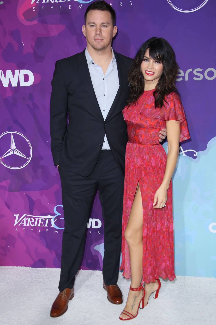 Channing Tatum and Jenna Dewan Tatum at the Variety and WWD StyleMakers Awards November 2016