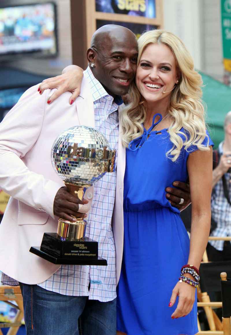 Dancing With the Stars Winners Through the Years Mirrorball Champs From 2005 to Now Donald Driver Peta Murgatroyd