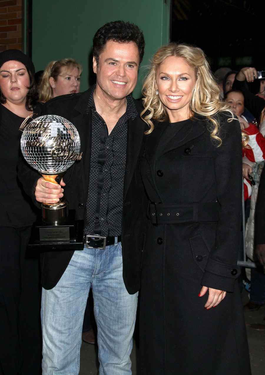 Dancing With the Stars Winners Through the Years- Mirrorball Champs From 2005 to Now Donny Osmond Kym Johnson