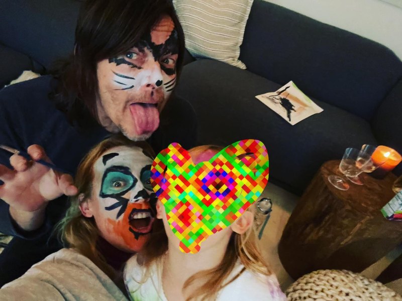 Diane Kruger and Norman Reedus' Sweetest Moments With Daughter Face Paint Fun