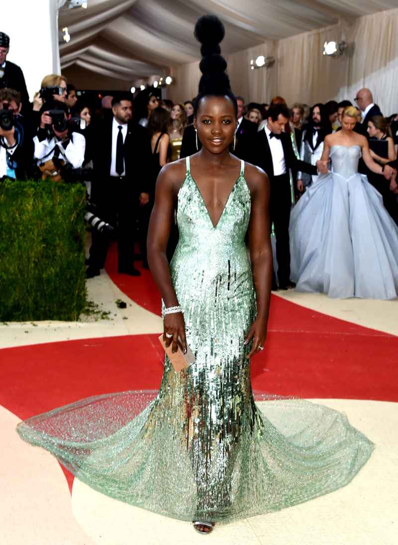 Every Time Lupita Nyong’o Ruled the Red Carpet Jade Calvin Klein Gown