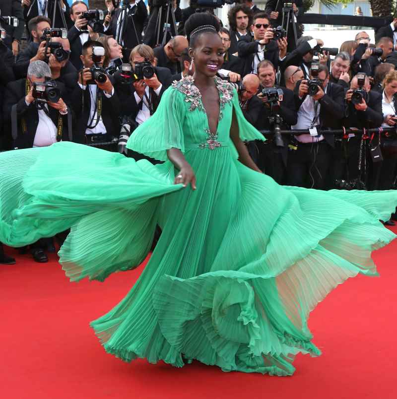Every Time Lupita Nyong’o Ruled the Red Carpet Jade Gucci Gown 2015