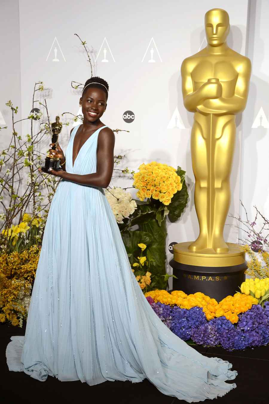Every Time Lupita Nyong’o Ruled the Red Carpet 2014 Academy Awards