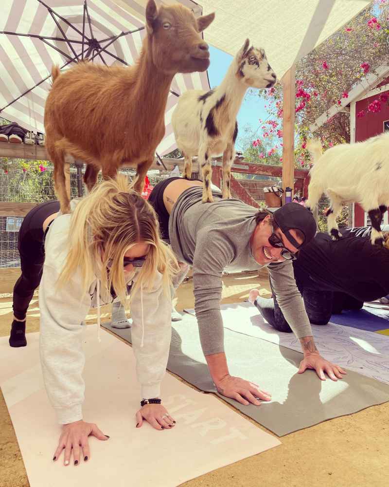 Flip or Flop’s Christina Haack Tries Goat Yoga With Fiance Joshua Hall