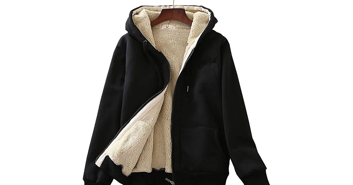 ylyoy Hoodies for Women Fall Zip Up Hoodie Long Sleeve Warm Sherpa