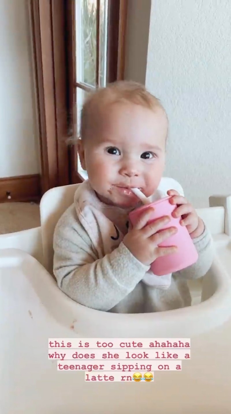 Go, Honey! Sadie Robertson’s Daughter Has ‘Finally Figured Out a Straw’