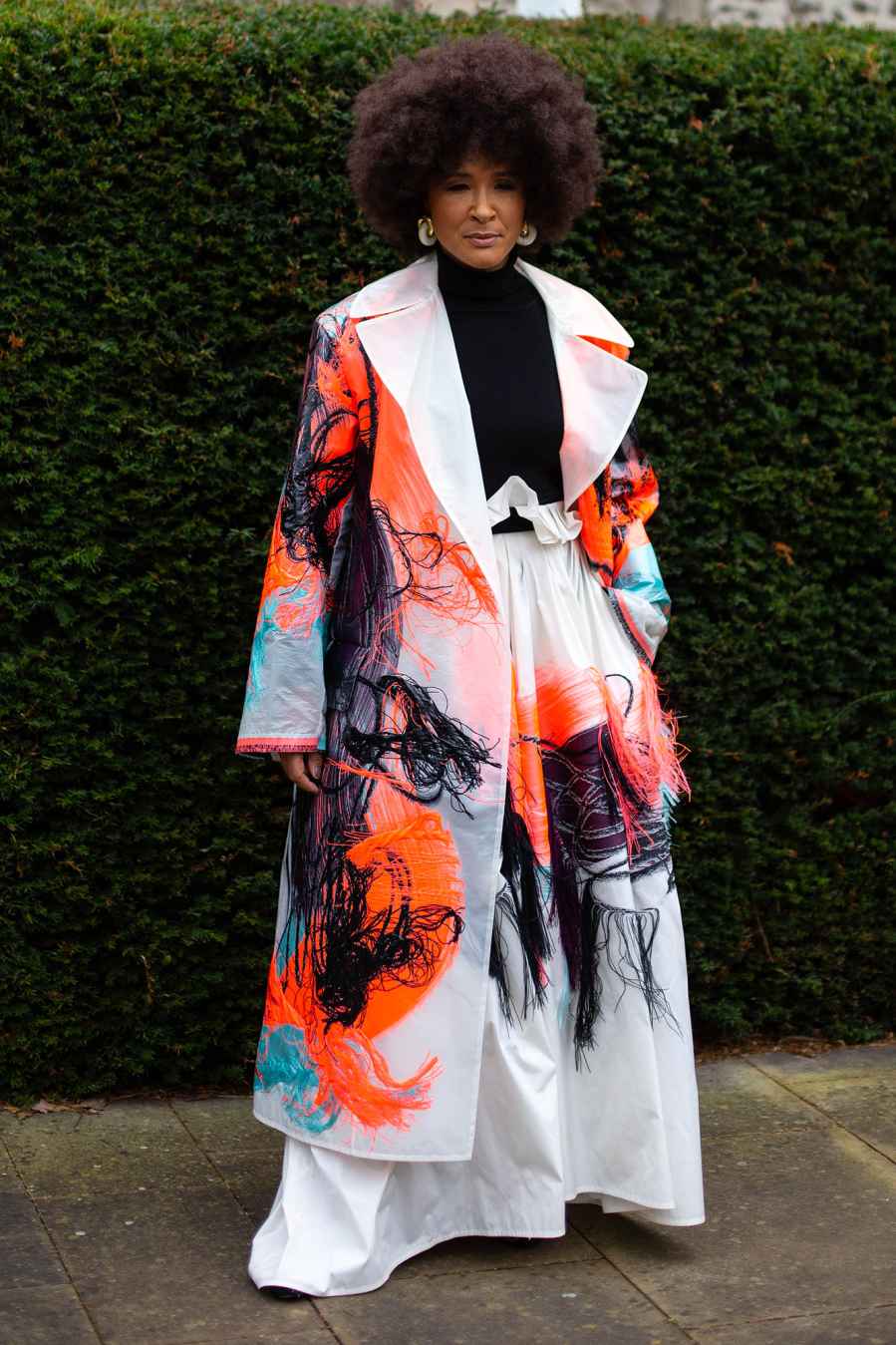 Golda Rosheuvel Best Celeb Street Style Moments From London Fashion Week 2022