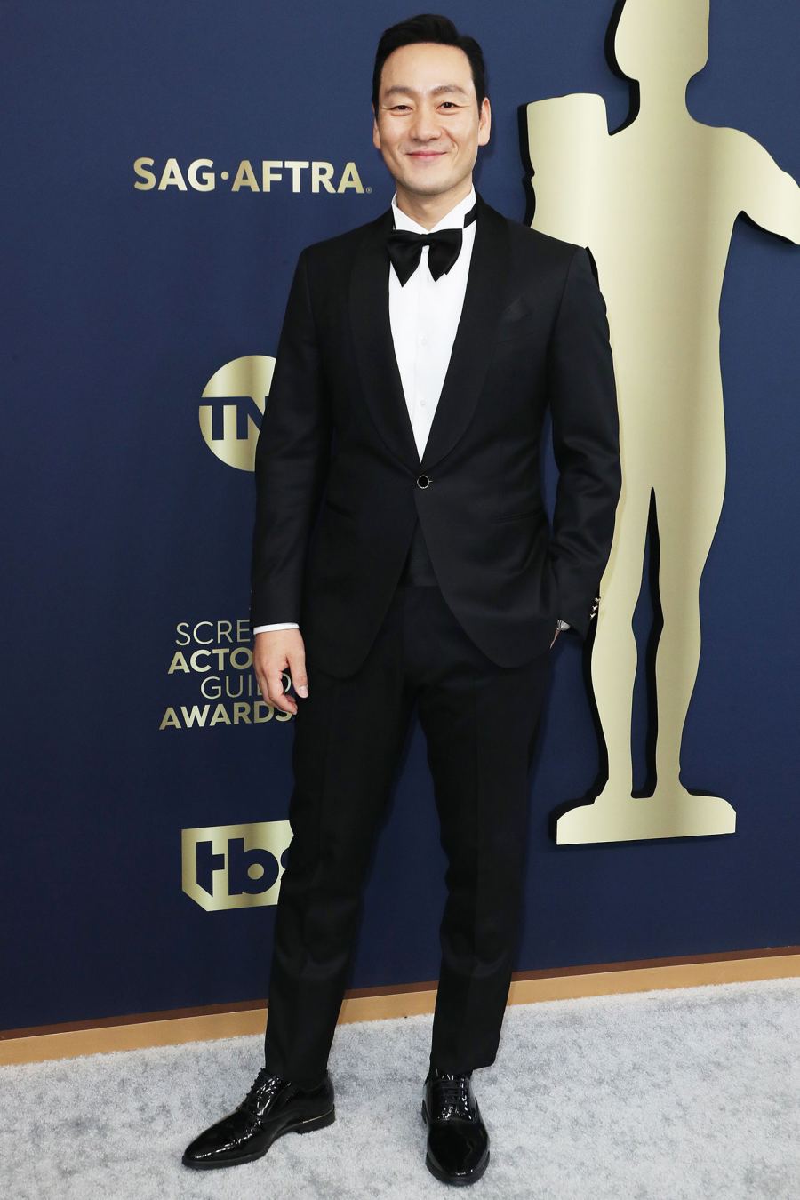 HoYeon Jung More Squid Game Cast Members Hit SAG Awards 2022 Red Carpet Photos Park Hae-Soo