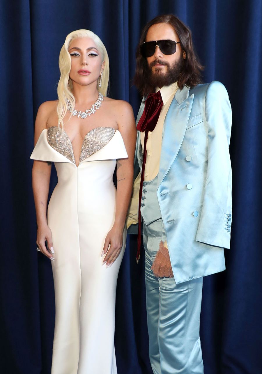 House of Gucci’ Nominee Lady Gaga Sparkles in White and Gold at the 2022 SAG Awards