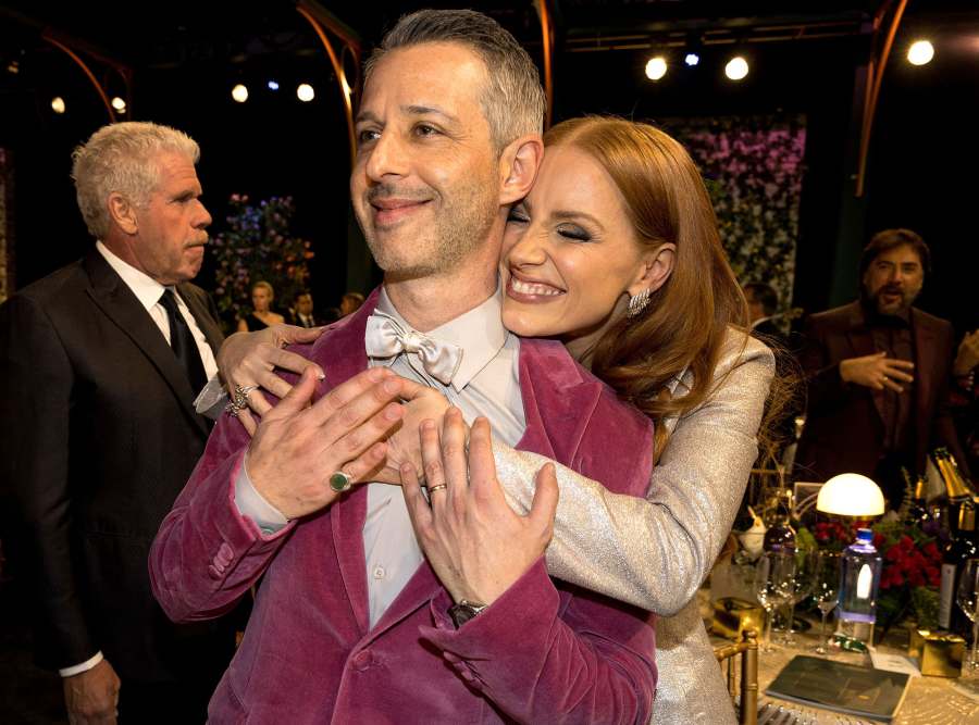 Inside the SAG Awards 2022 What You Didn't See on TV Jeremy Strong and Jessica Chastain