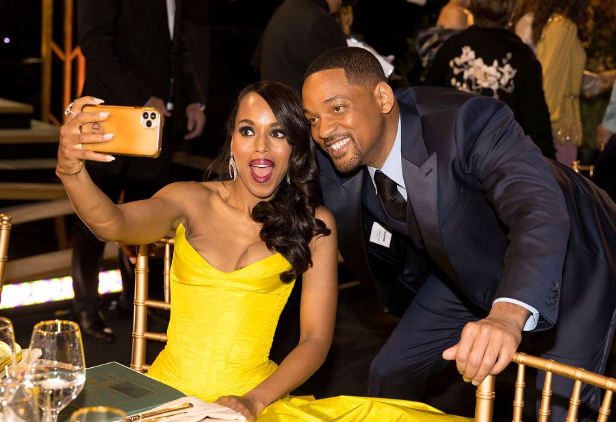 Inside the SAG Awards 2022 What You Didn't See on TV Kerry Washington and Will Smith