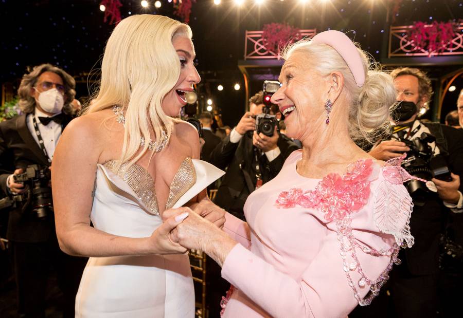 Inside the SAG Awards 2022 What You Didn't See on TV Lady Gaga and Helen Mirren