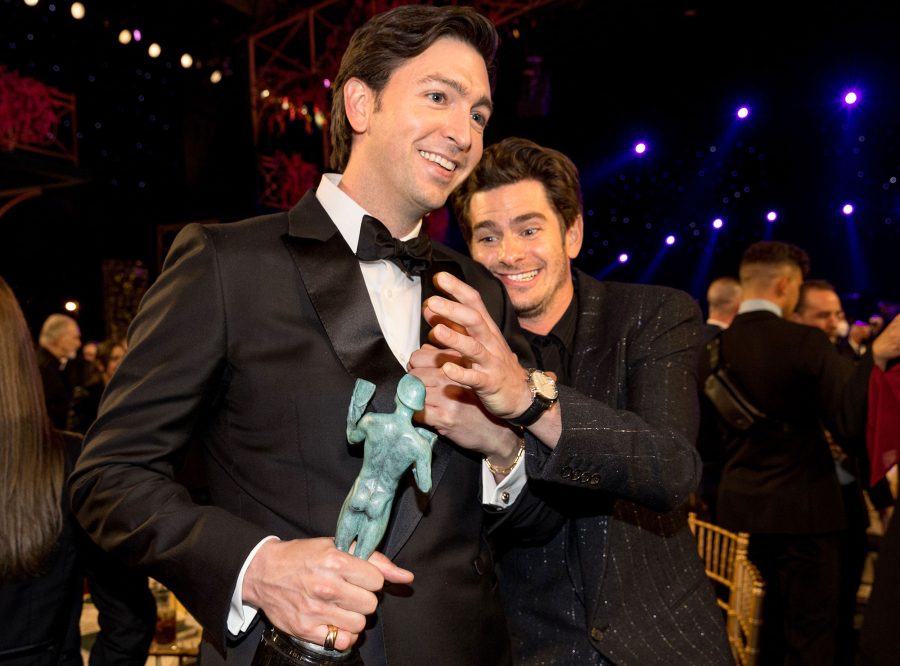 Inside the SAG Awards 2022 What You Didn't See on TV Nicholas Braun and Andrew Garfield