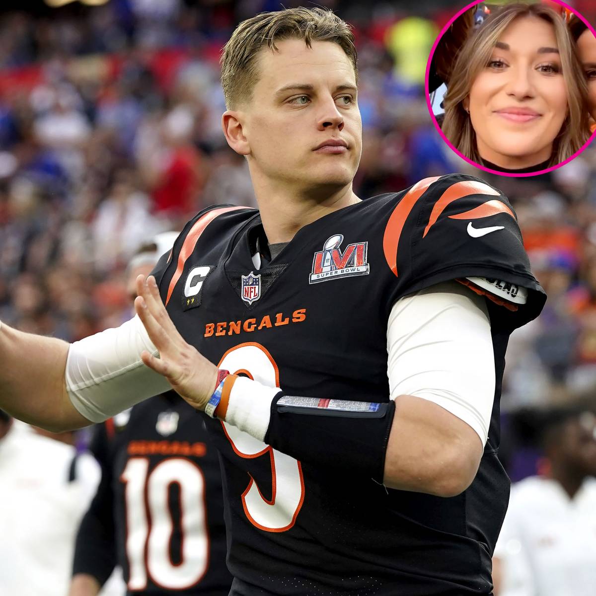 Joe Burrow's girlfriend 'still proud' despite Super Bowl 2022 loss
