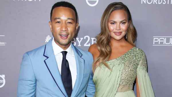 John Legend Chrissy Teigen More Stars Celebrate Super Bowl From Home