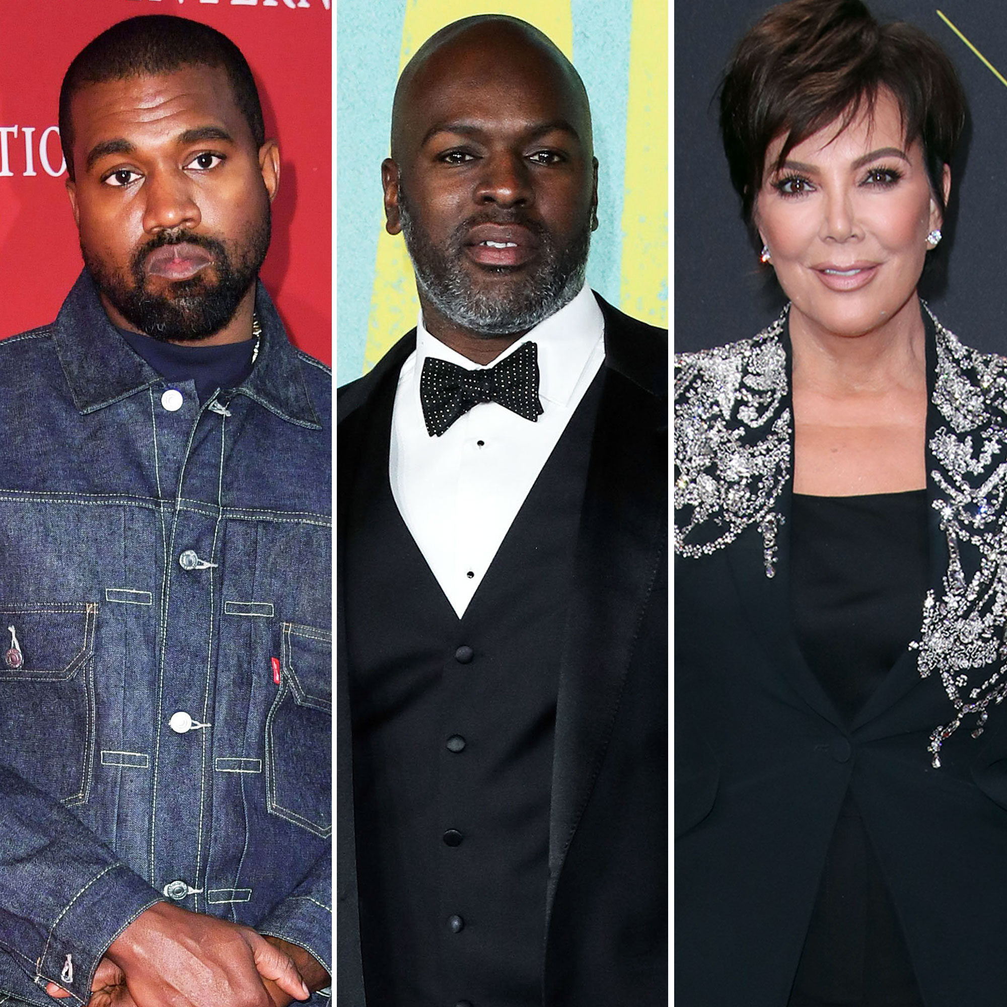 Kanye West Comments on Corey Gamble, Kris Jenner Cheating Claims
