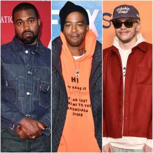 Kanye West and Kid Cudi and Pete Davidson beef