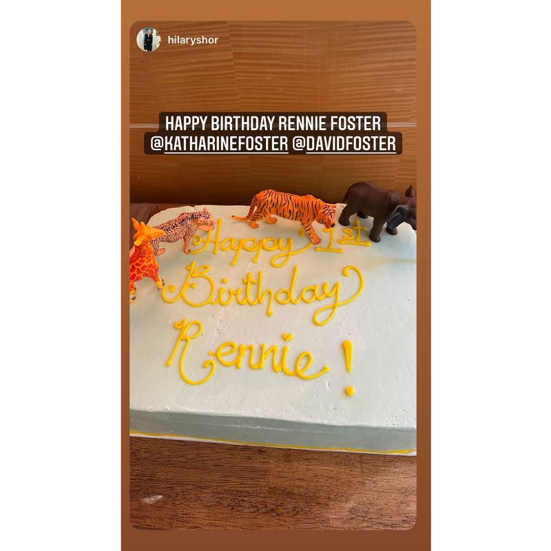 Katharine McPhee and David Foster Celebrate Son Rennie's 1st Birthday 4