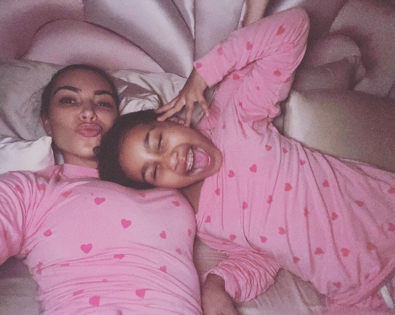 Kim Kardashian Matches With Daughter North 8 Sweet Selfies Amid Kanye West Drama