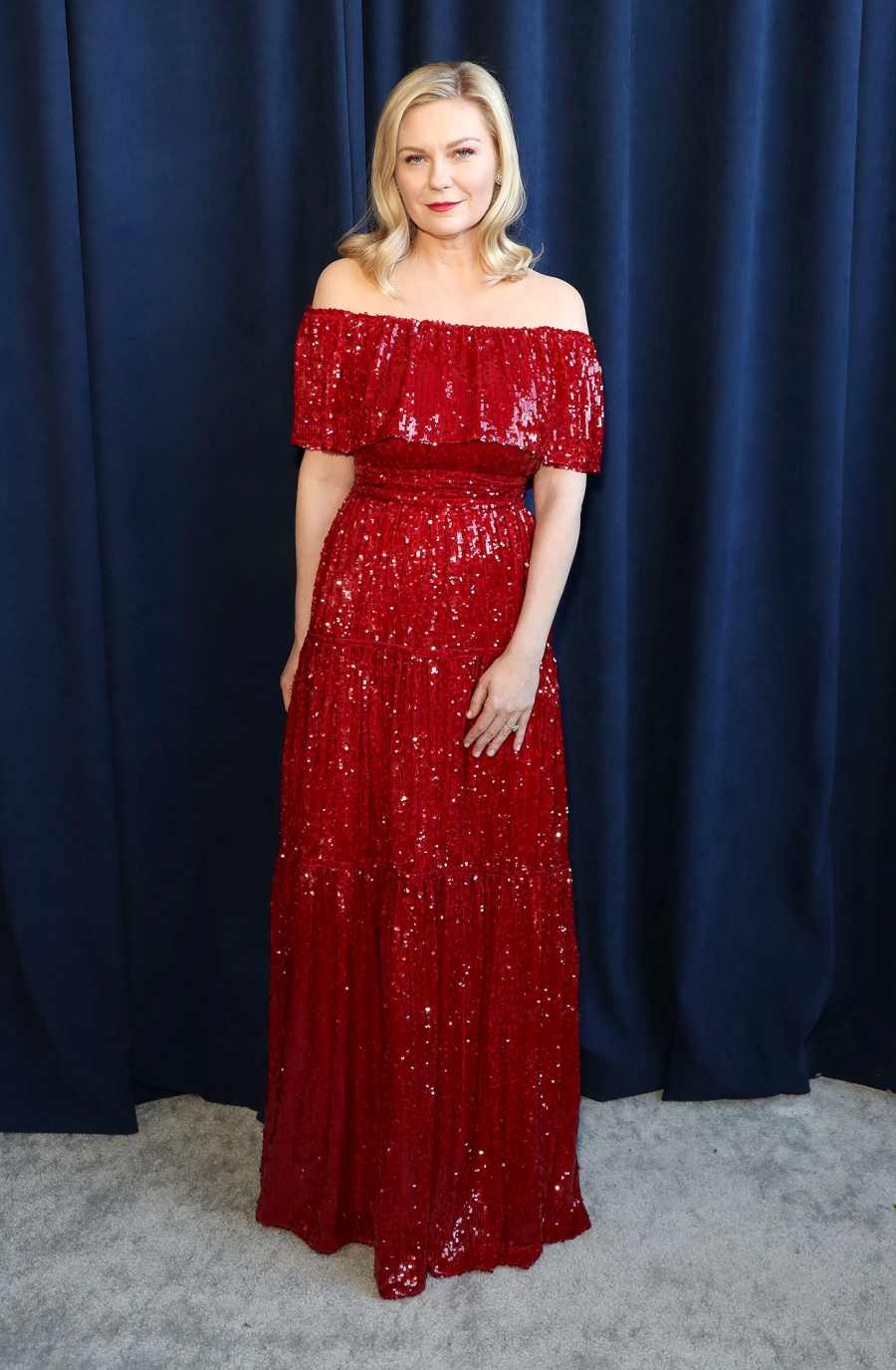 Kirsten Dunst Red Carpet Arrival SAG Awards 2022