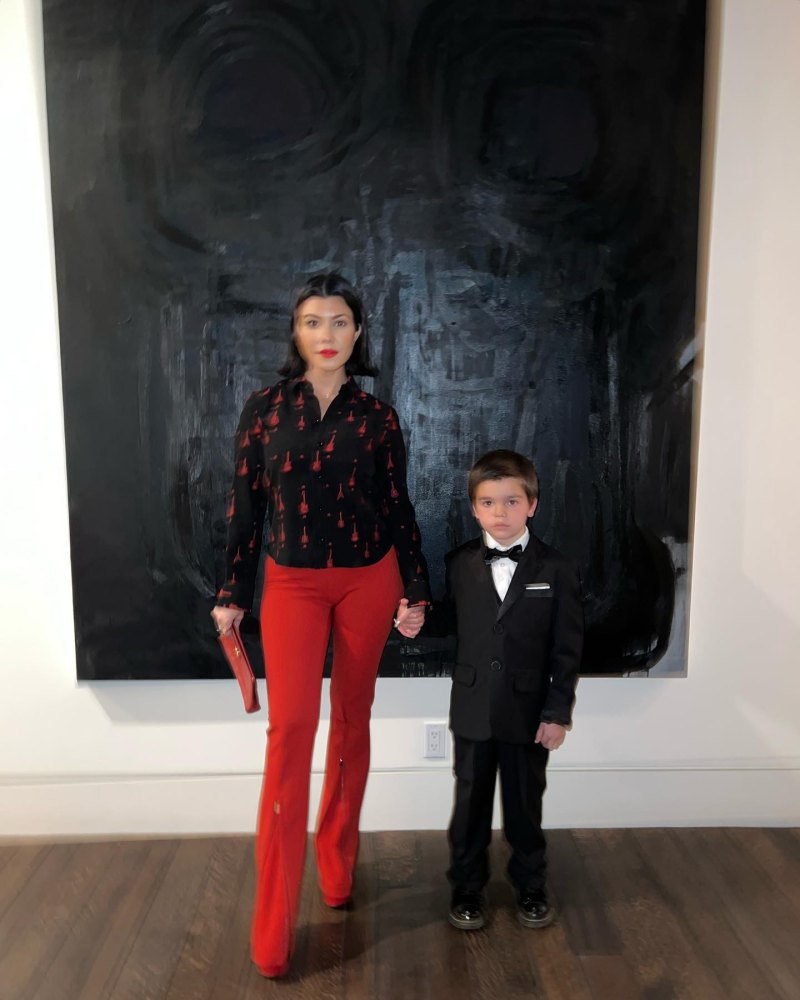Kourtney Kardashian’s Son Reign Looks Too Cute in a Tux at Valentine’s Dance