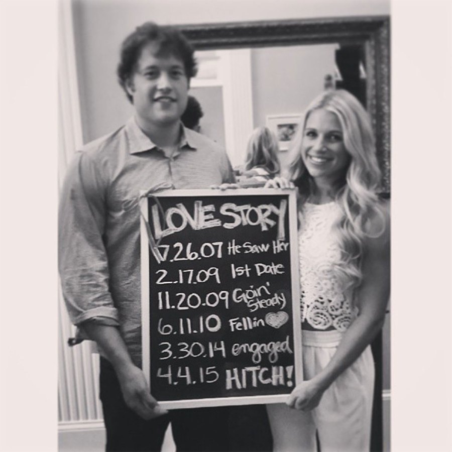 LA Rams Quarterback Matthew Stafford and Wife Kelly’s Relationship Timeline