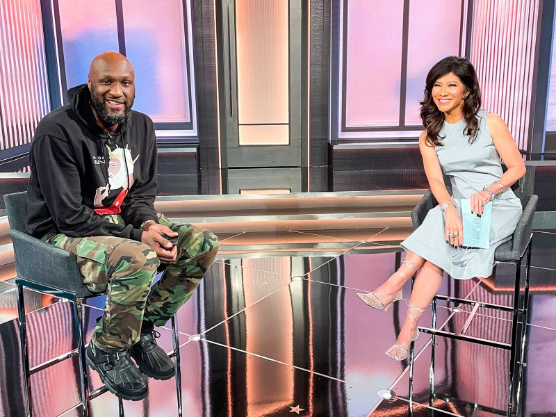 Lamar Odom and Julie Chen Moonves Feature Lamar Odom Celebrity Big Brother Exit Interview