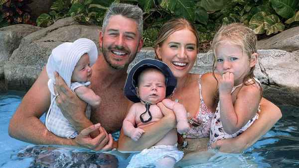 Lauren Burnham and Arie Luyendyk Jr. Reveal Which Twin Is Hitting Milestones ‘Quicker