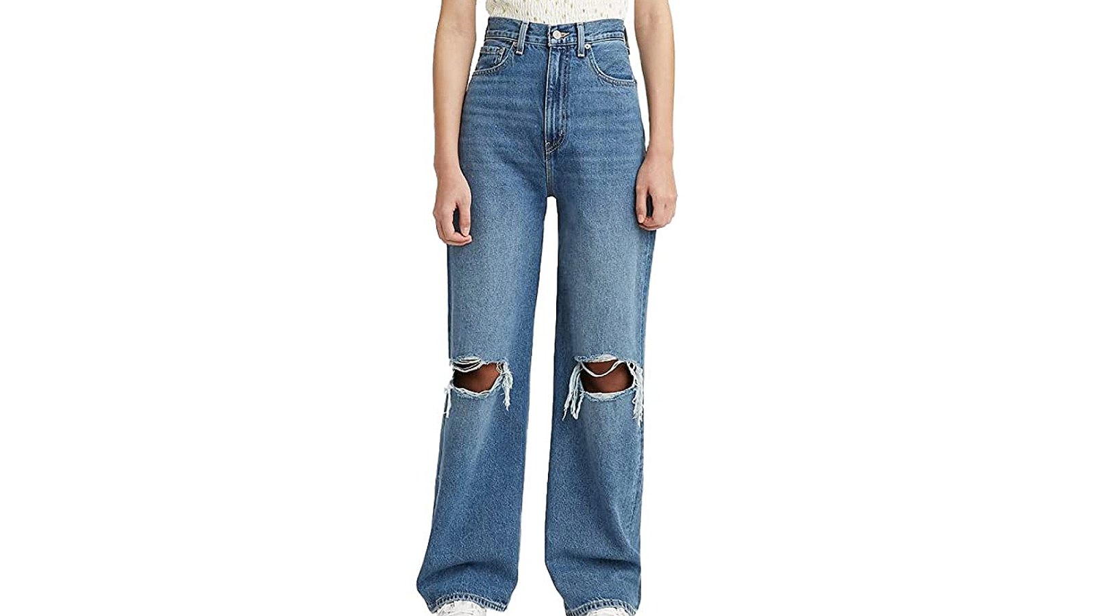 If It Ain't Broke: Levi's Baggy Jeans For School Drop-Off Outfits
