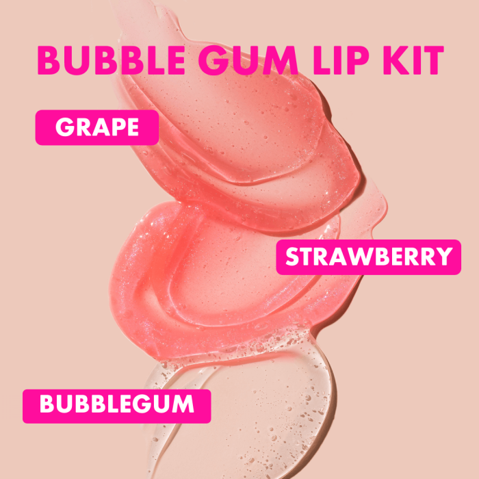 Limited Edition Bubble Gum Lip Kit