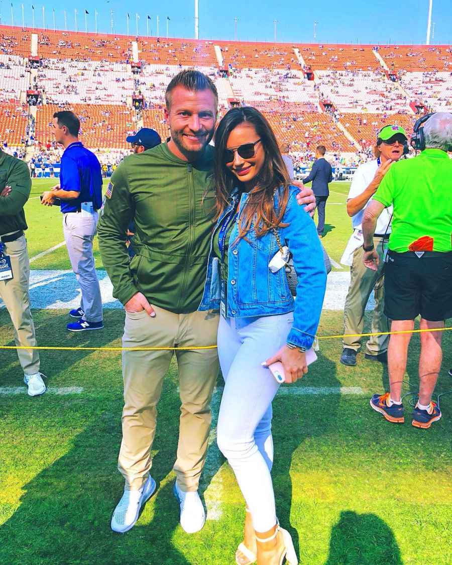 Los Angeles Rams Coach Sean McVay and Fiance Veronika Khomyns Relationship Timeline