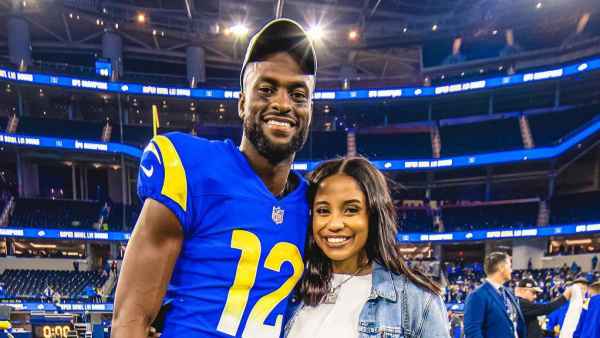 Los Angeles Rams Van Jefferson Wife Samaria Went Into Labor During the Super Bowl