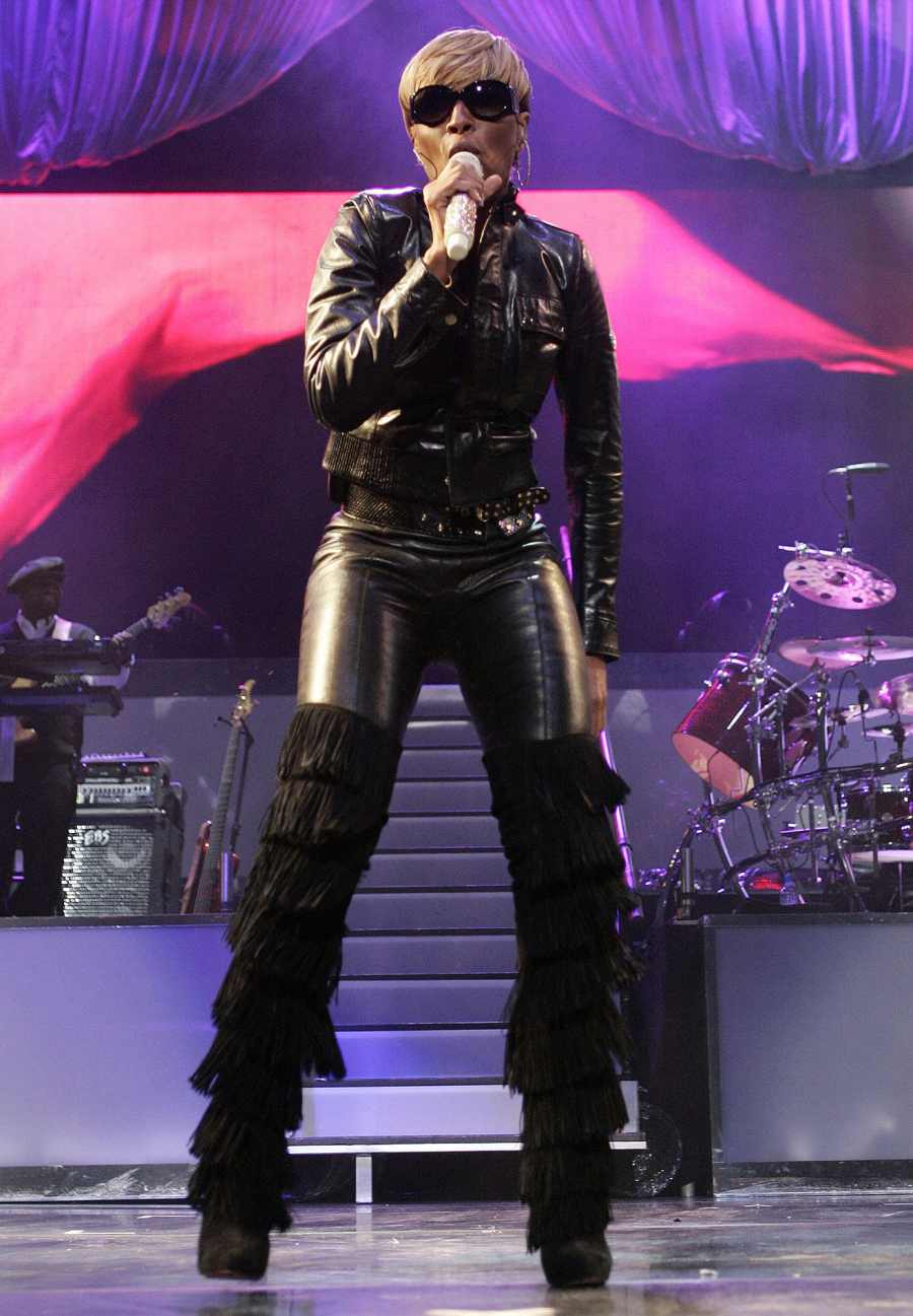 2008 Mary J Bliges Best Knee High Boots of All Time From White Hot Leather to Black Snakeskin