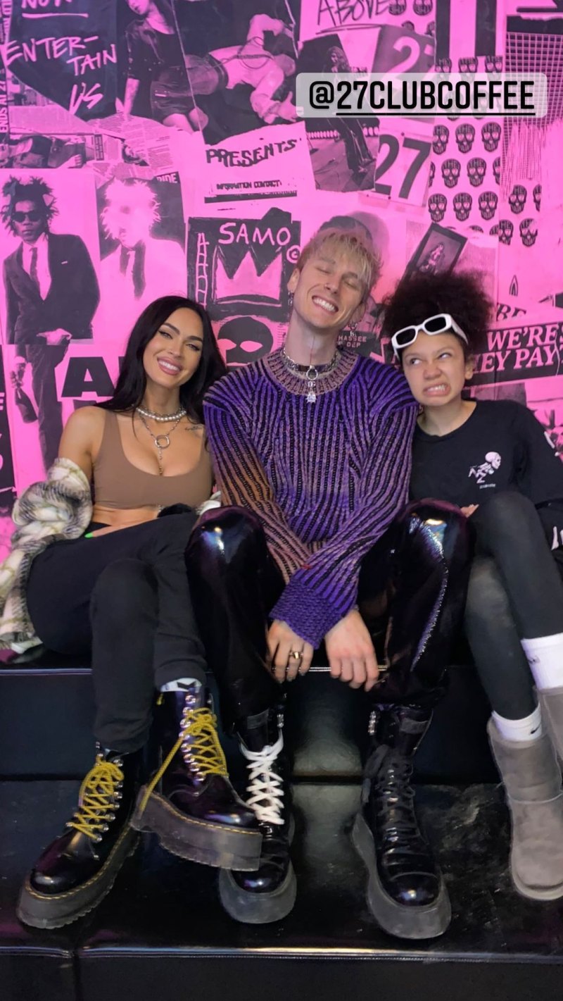 Megan Fox Shares Sweet Shot With Machine Gun Kelly and His Daughter Casie