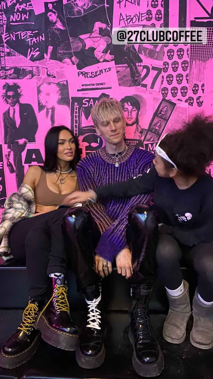 Megan Fox Shares Sweet Shots With Machine Gun Kelly and His Daughter Casie