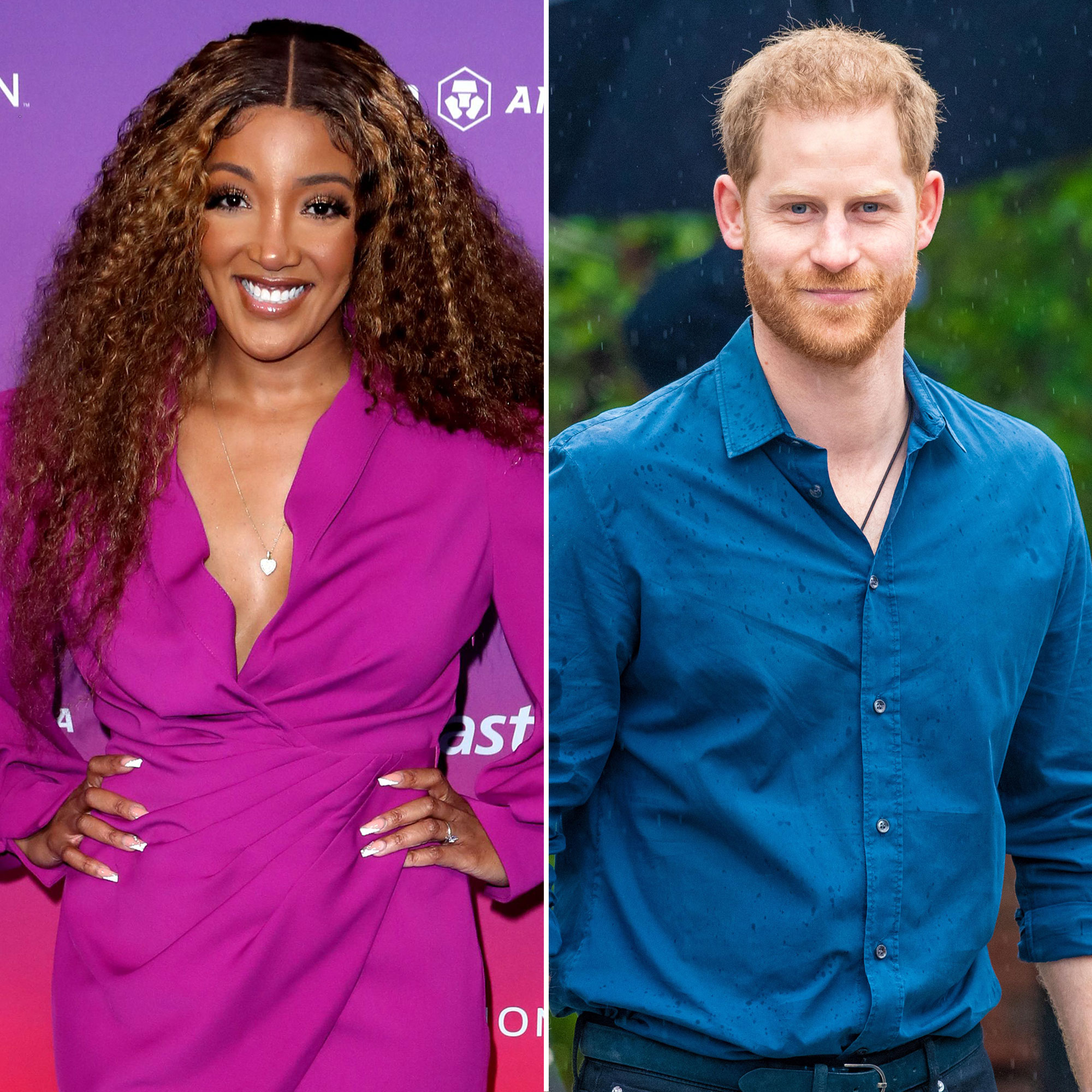 Mickey Guyton Gushes Over Meeting Lovely Prince Harry at Super Bowl LVI