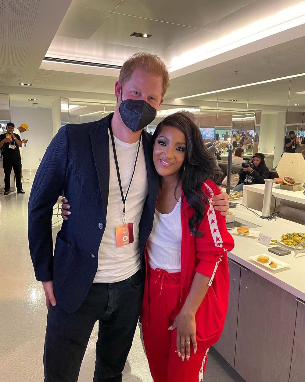 Mickey Guyton Gushes Over Meeting Lovely Prince Harry at Super Bowl LVI