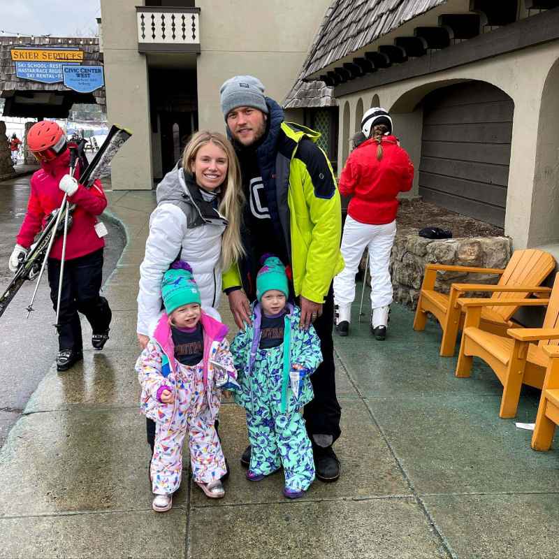 NFLs Matthew Stafford Wife Kelly Hall’s Family Album With Daughters Photos