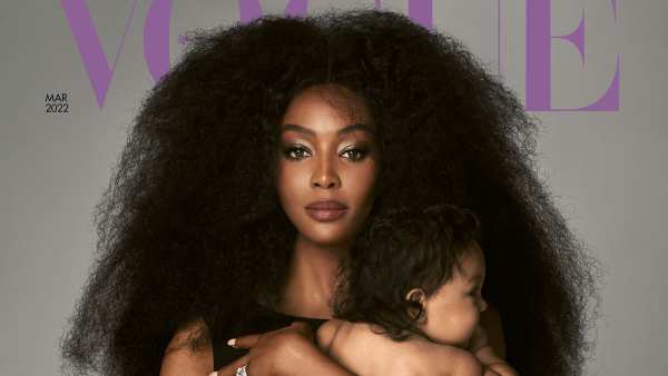Naomi Campbell British Vogue March 2022 Cover 9-Month-Old Daughter