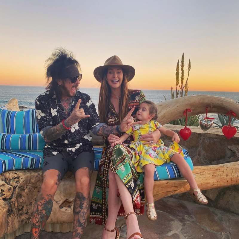 Nikki Sixx Vacations in Mexico With Wife Courtney and Daughter Ruth