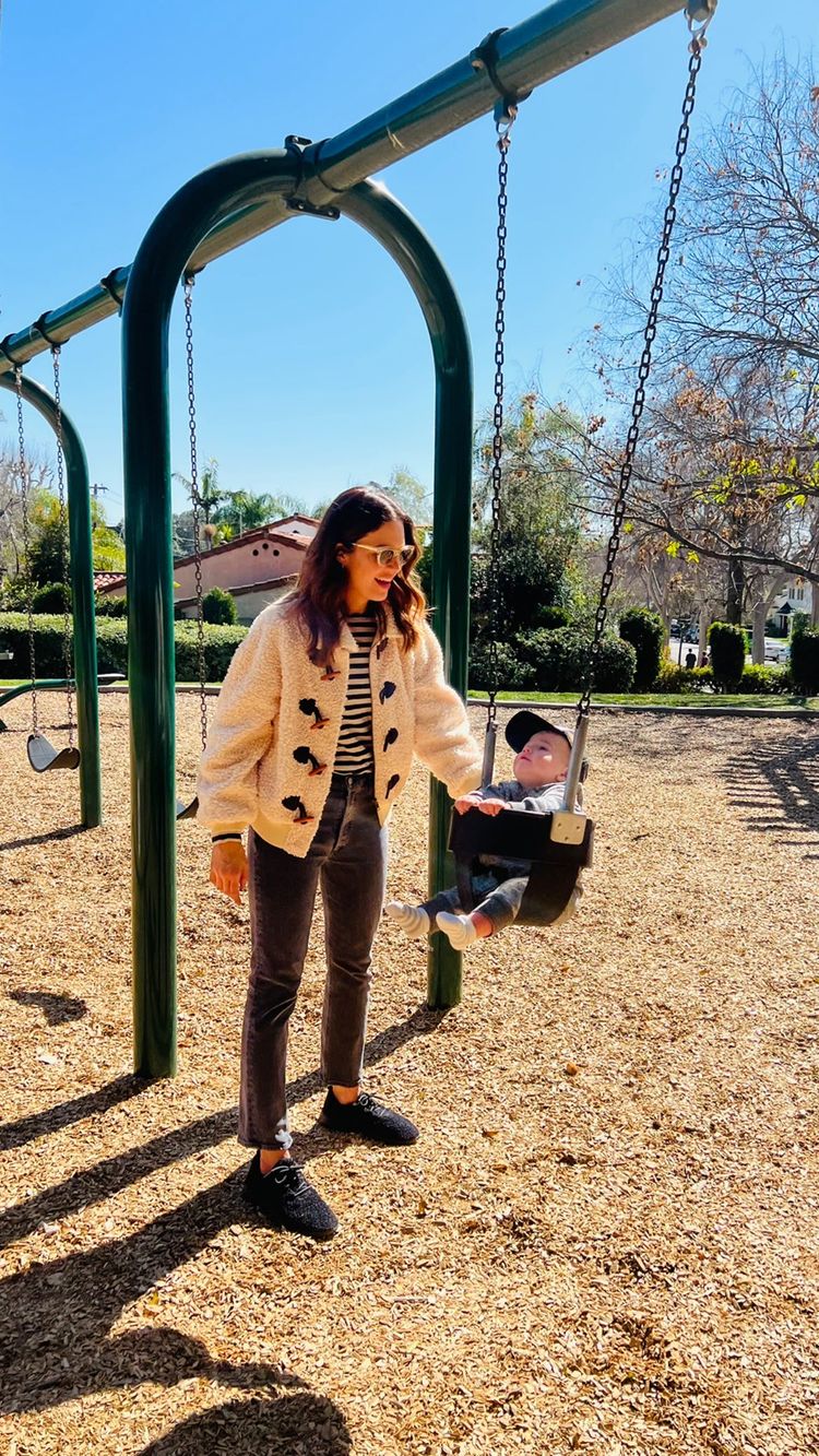 Park Play! See Mandy Moore’s Best Moments With Her 11-Month-Old Son Gus